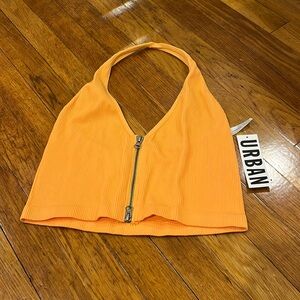 Urban Outfitters Out From Under Zippered Crop Top